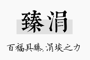 臻涓名字的寓意及含义