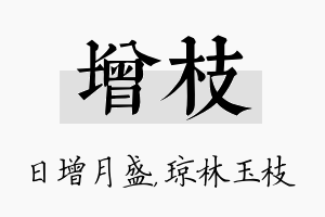 增枝名字的寓意及含义