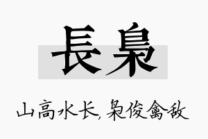 长枭名字的寓意及含义