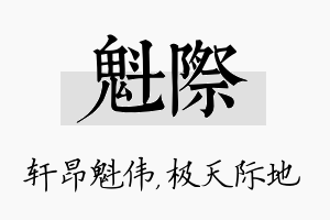 魁际名字的寓意及含义