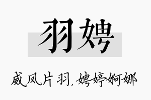 羽娉名字的寓意及含义