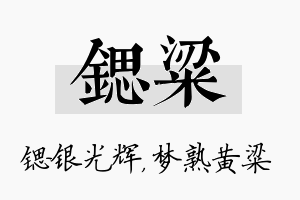 锶粱名字的寓意及含义