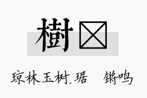 树瑀名字的寓意及含义