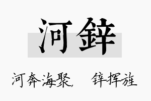 河锌名字的寓意及含义