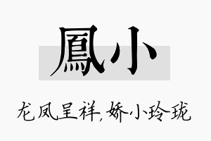 凤小名字的寓意及含义