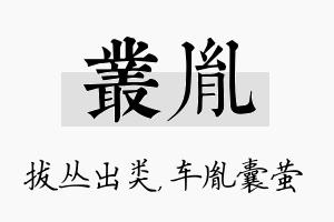 丛胤名字的寓意及含义