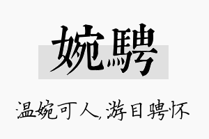 婉骋名字的寓意及含义