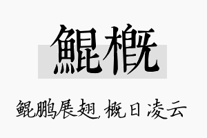 鲲概名字的寓意及含义