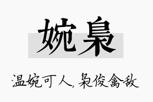 婉枭名字的寓意及含义