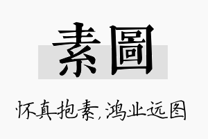 素图名字的寓意及含义