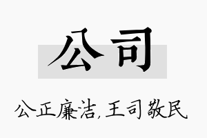 公司名字的寓意及含义