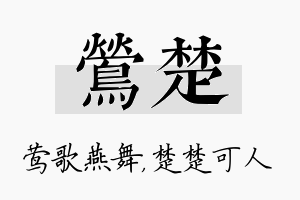 莺楚名字的寓意及含义