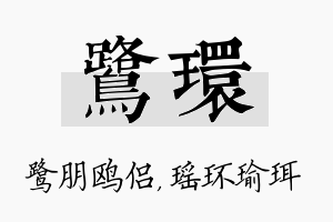 鹭环名字的寓意及含义