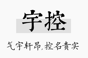 宇控名字的寓意及含义