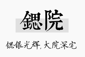 锶院名字的寓意及含义