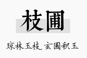 枝圃名字的寓意及含义