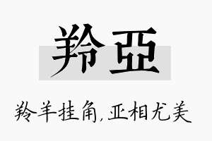 羚亚名字的寓意及含义