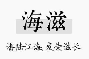 海滋名字的寓意及含义