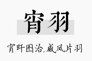 宵羽名字的寓意及含义