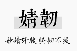 婧韧名字的寓意及含义