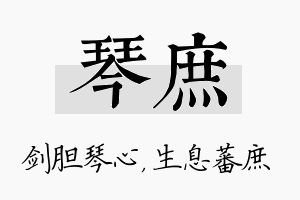 琴庶名字的寓意及含义