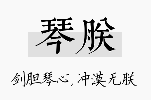 琴朕名字的寓意及含义