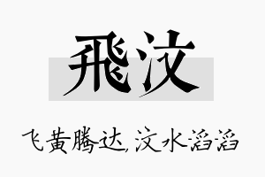 飞汶名字的寓意及含义