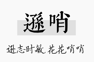 逊哨名字的寓意及含义