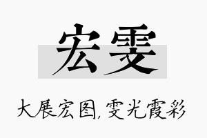 宏雯名字的寓意及含义