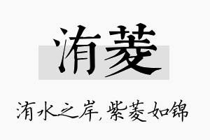 洧菱名字的寓意及含义