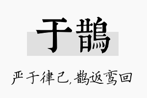 于鹊名字的寓意及含义