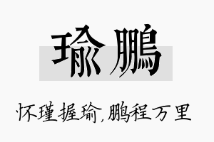 瑜鹏名字的寓意及含义