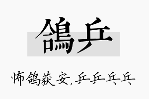 鸽乒名字的寓意及含义