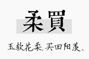 柔买名字的寓意及含义