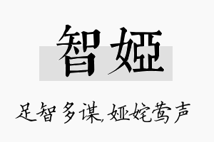 智娅名字的寓意及含义