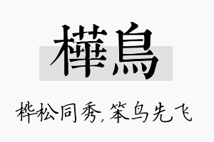 桦鸟名字的寓意及含义