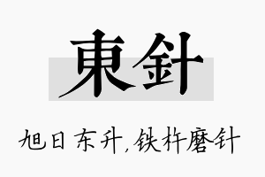 东针名字的寓意及含义