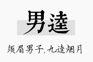 男逵名字的寓意及含义