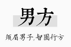 男方名字的寓意及含义