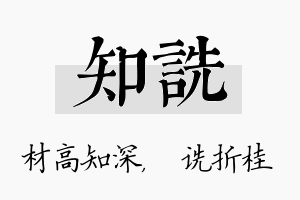 知诜名字的寓意及含义