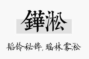 铧淞名字的寓意及含义