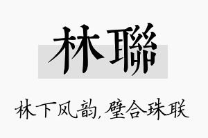 林联名字的寓意及含义