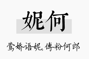 妮何名字的寓意及含义