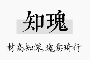 知瑰名字的寓意及含义