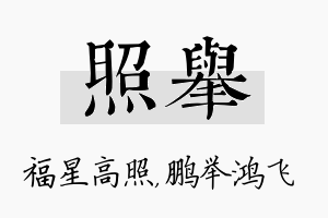 照举名字的寓意及含义