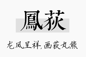 凤荻名字的寓意及含义