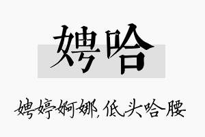 娉哈名字的寓意及含义