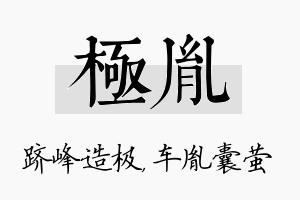 极胤名字的寓意及含义