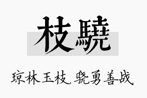 枝骁名字的寓意及含义