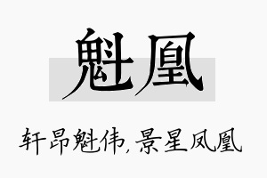 魁凰名字的寓意及含义